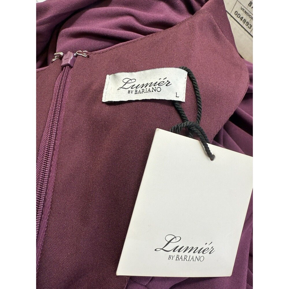 NEW Lumier by Bariano Women Dress Purple Size L - Picture 15 of 16